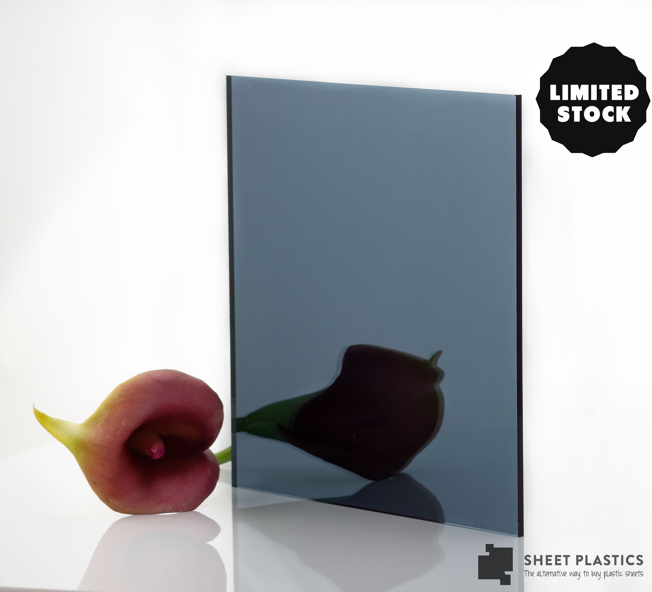 3mm Anthracite Mirror Acrylic 500mm x 500mm