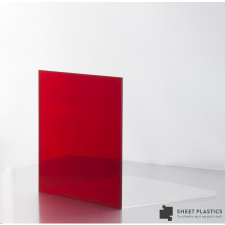 Red Tinted Acrylic Sheet 4401