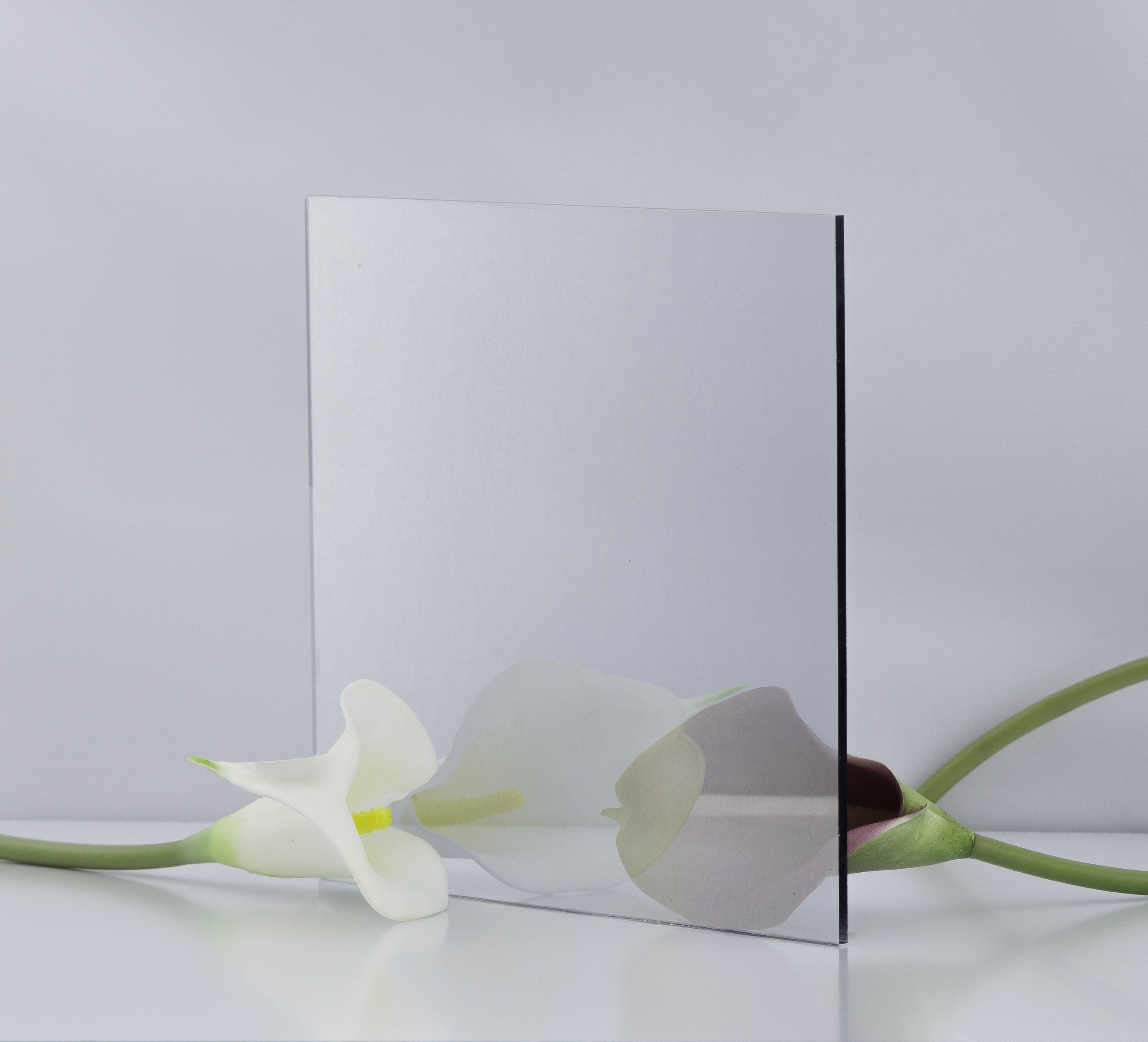 3mm Two Way Silver Mirror Acrylic Sheet Sample 150 X 150mm