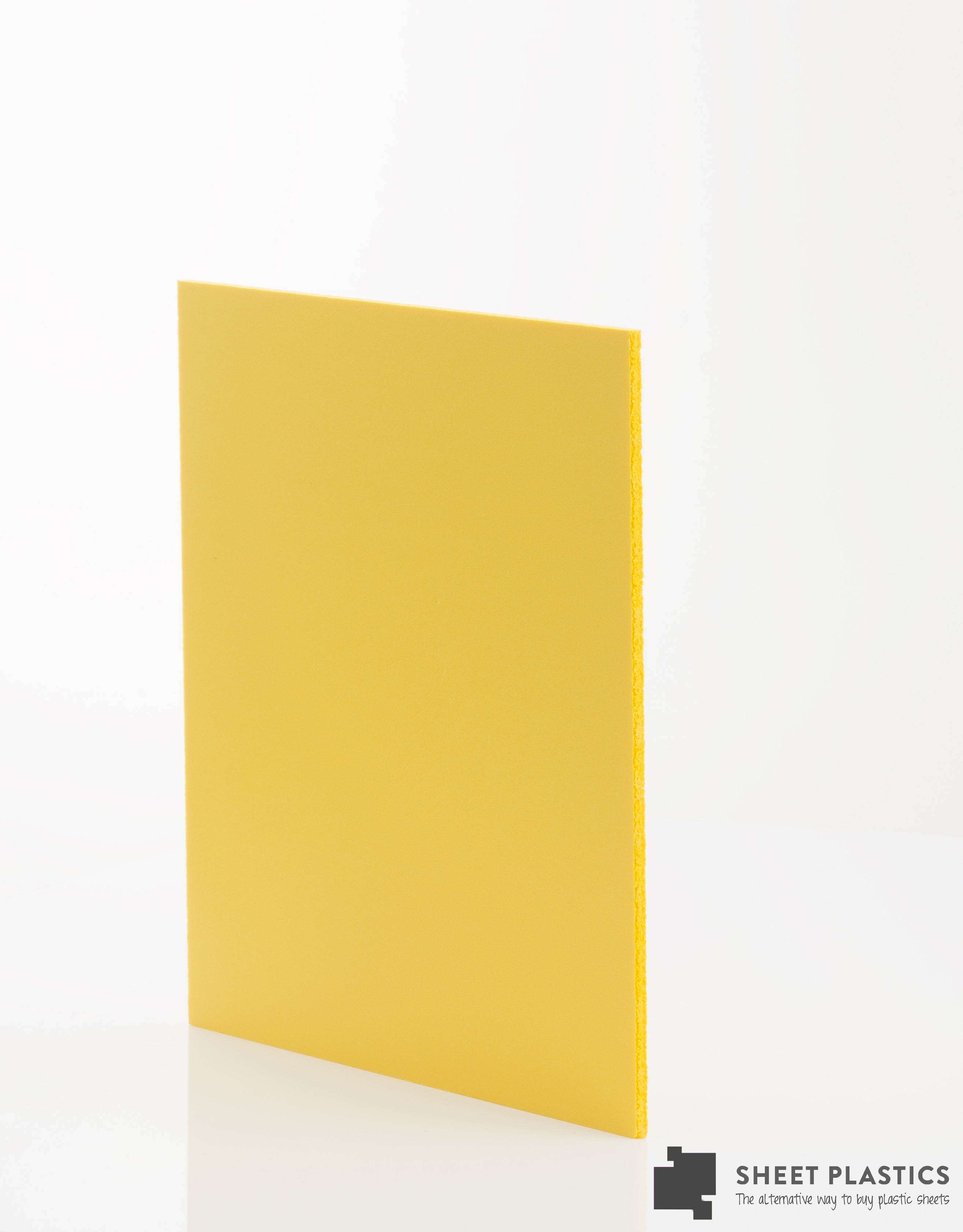  Matt Yellow Foam Pvc Sheet