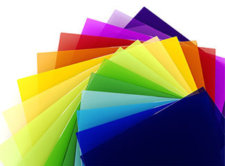 Colour acrylic sheet